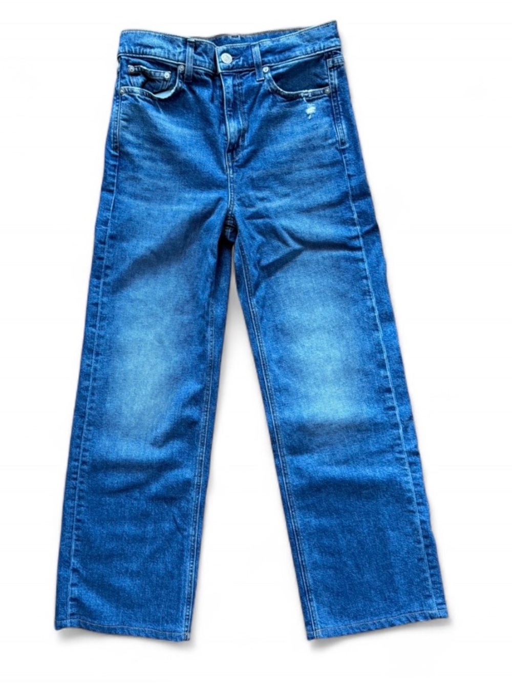 AYR Blue Straight-Leg Jeans
